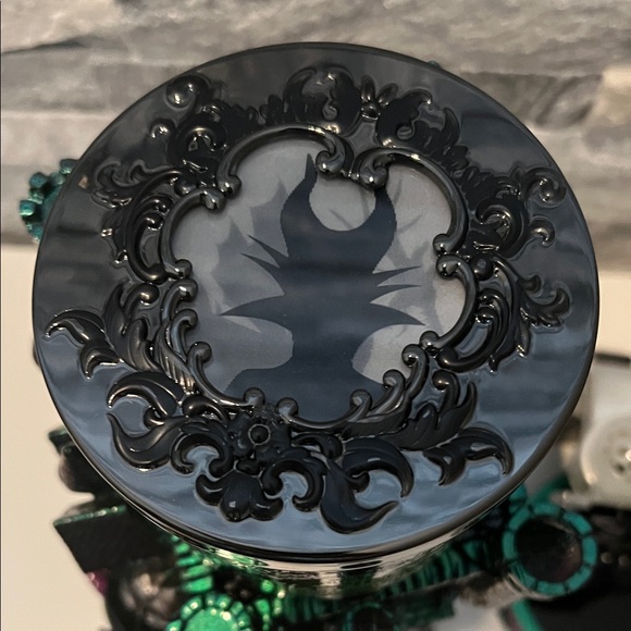 Disney Villains Maleficent Candle with Green and Black Castle Design - Picture 3 of 7